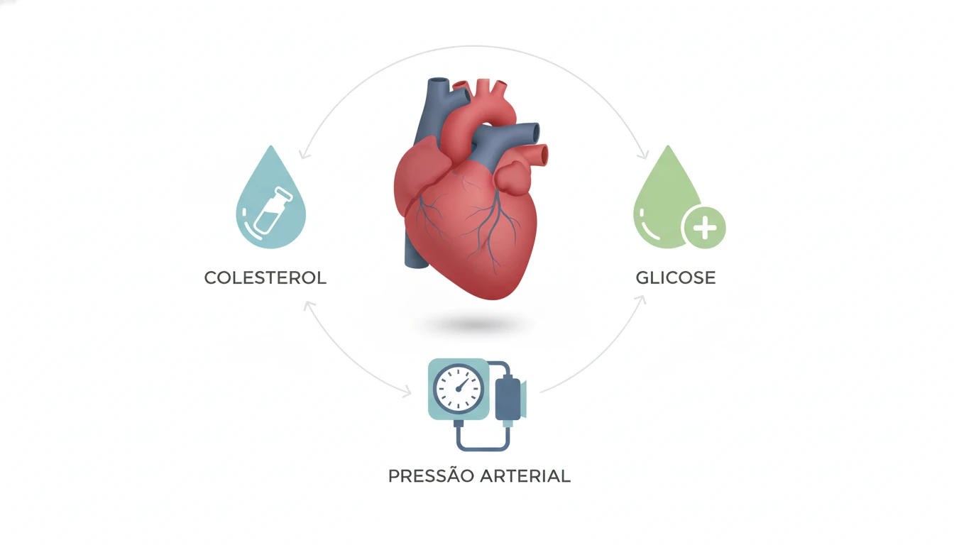 Prato com refeição saudável contendo peixe, legumes e grãos integrais.